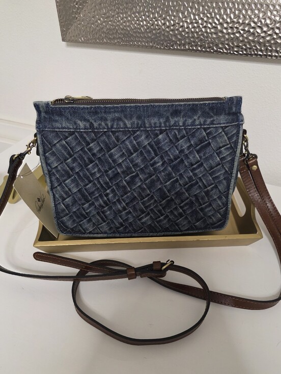 Patricia Nash Handbags - Patricia Nash Washed Woven Denim Crossbody